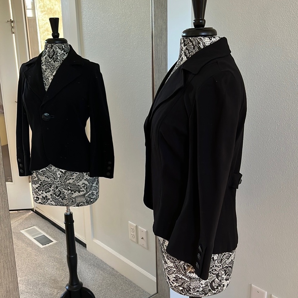 Cabi Jacket Black Size Medium - Picture 3 of 11